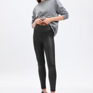 GapFit High Rise Recycled Power Lustre Full Length Leggings Black Large